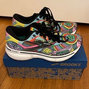 Brooks Ghost Pride Multicolor Graphic running shoes